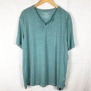 Lucky Brand Men’s Venice Burnout Notch T-Shirt